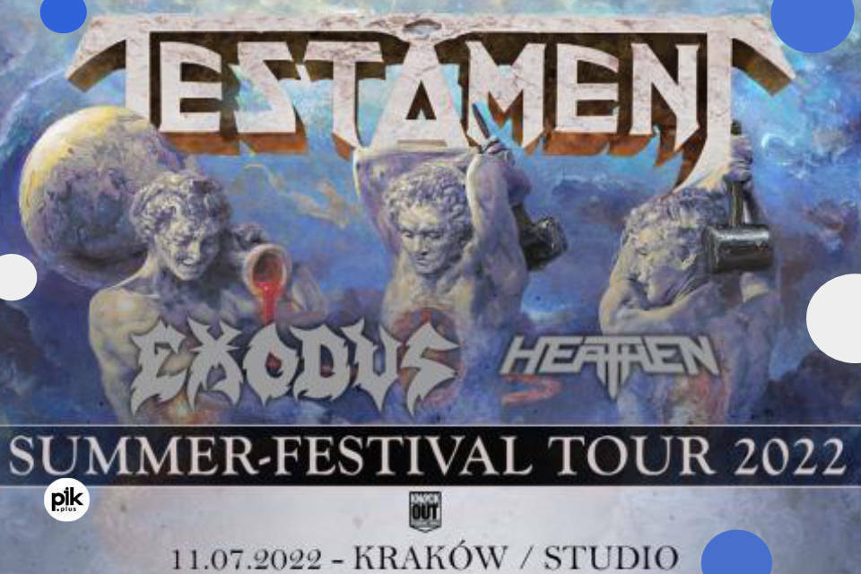Testament  + Exodus, Heathen | koncert