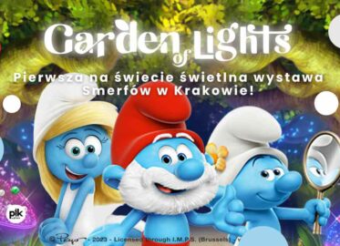Garden of Lights - Smerfy - Ogród Świateł w Krakowie