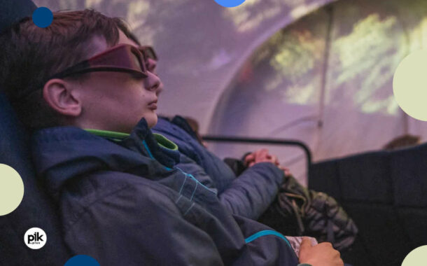 Kino sferyczne - Planetarium w Ogrodzie Doświadczeń